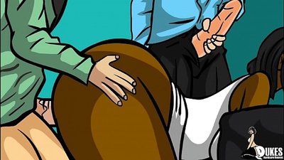 Treiddiad dwbl Porno